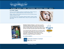 Tablet Screenshot of northwestchildrensoutreach.org